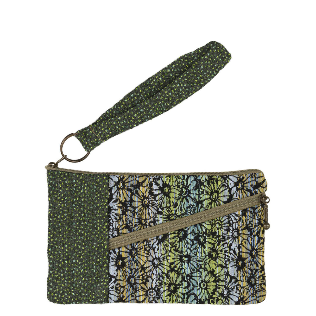 Maruca Beetle Wristlet-Wildflower Green Wildflower Green