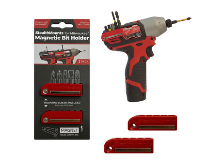 StealthMounts M12 Bit Holder Red