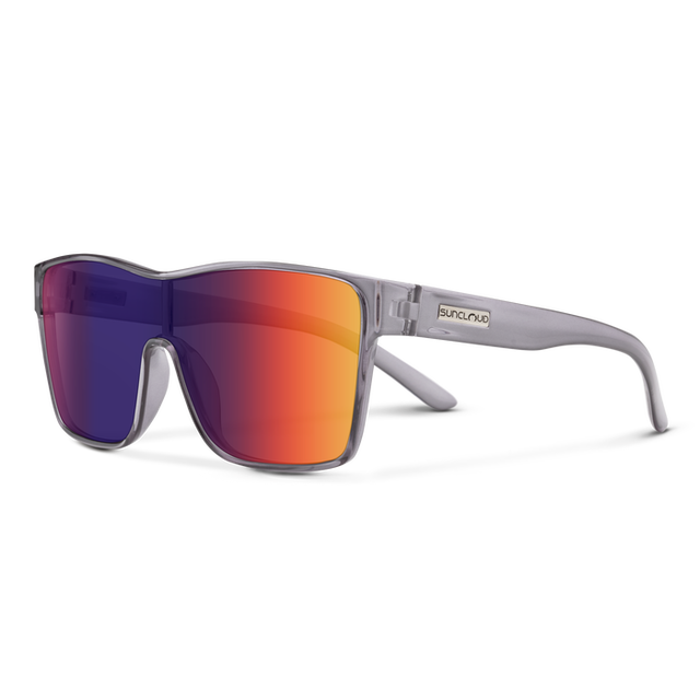 Suncloud Biff Sunglasses Transparent Gray + Polarized Plasma Mirror Trnsprnt gry/plsm mr