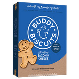 Buddy Biscuit Whole Grain Oven Baked Dog Treats (Bacon & Cheese) - 16oz & 3.5lbs / Bacon & Cheese