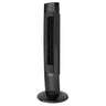 Lasko Wind Tower  35-inch Oscillating Tower Fan with Timer and Remote Control - Black / Black