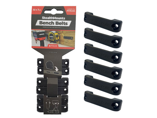 StealthMounts Bench Belts Tool Holster - Black Black