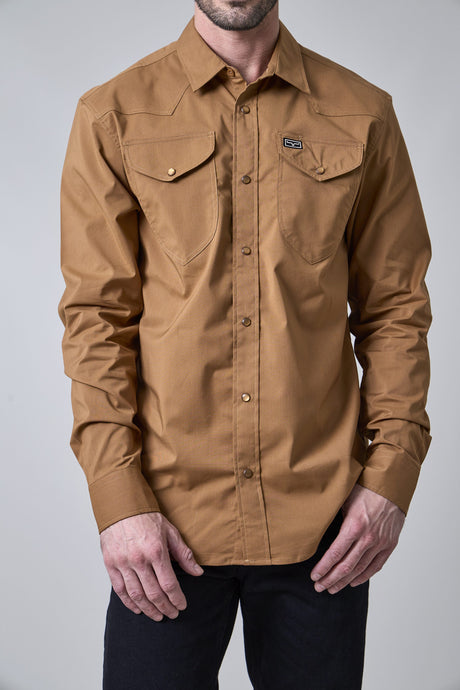 Kimes Ranch Blackout Long Sleeve - WW Brown