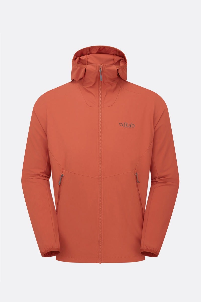 Rab Mens Borealis Hooded Jacket - Tuscan Red Tuscan Red