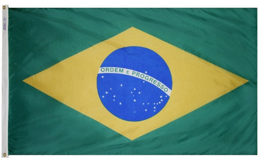 Ace World Flag Of Brazil 3x5'