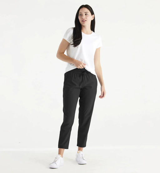 Free Fly Apparel Women's Breeze Cropped Pant Black 