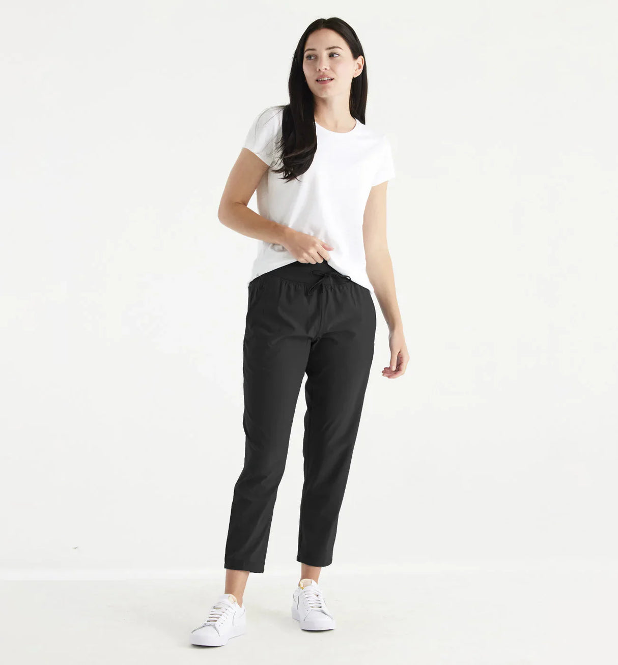 Free Fly Apparel Women's Breeze Cropped Pant - Black Black