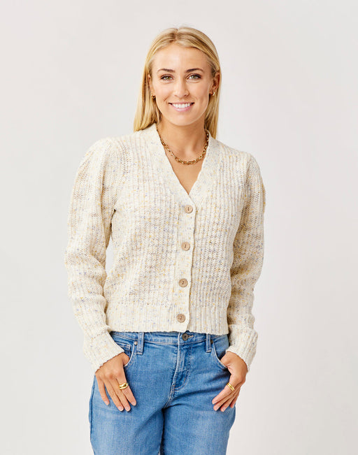 Carve Designs Women's Tinsley Spacedye Sweater Birch multi