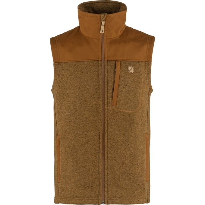 Fjallraven Men's Buck Fleece Vest Chestnut