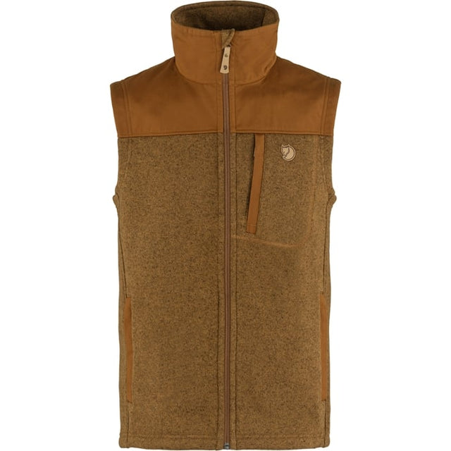 Fjallraven Men's Buck Fleece Vest Chestnut