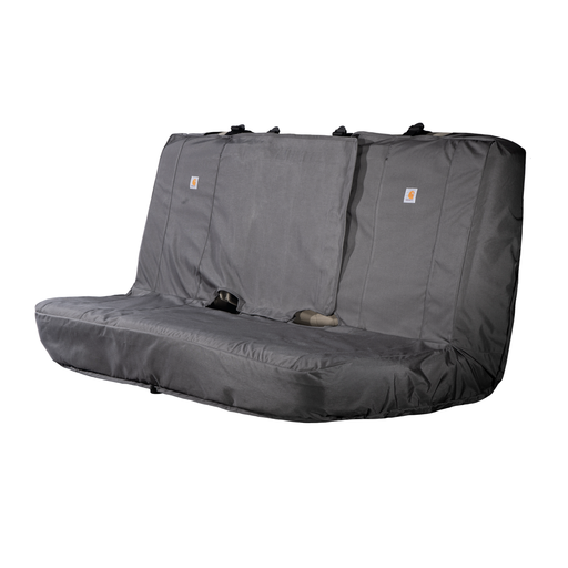 Carhartt Universal Fitted Nylon Duck Full-Size Bench Seat Cover Gravel