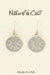 Nature Cast Metalworks Round Daisy Cutout Dangle Earring