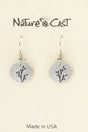 Nature Cast Metalworks Small Bud Dangle Earring Silver