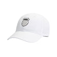 K Swiss Unisex Mesh Court Hat, White White black