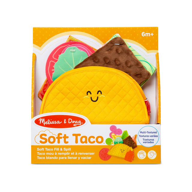 Melissa & Doug Touch And Feel Taco Soft Toy Taco