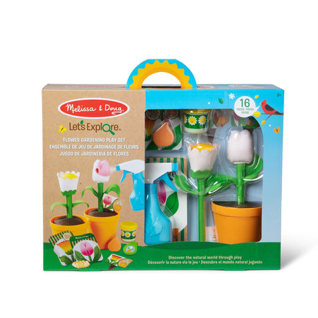 Melissa & Doug Let`s Explore Flower Garden Playset