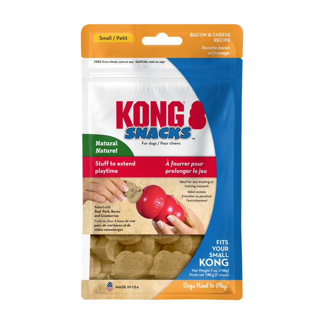 Kong Stuff'N Snacks Bacon & Cheese Dog Treats - Small - 8oz. Bacon & Cheese /  / 8oz