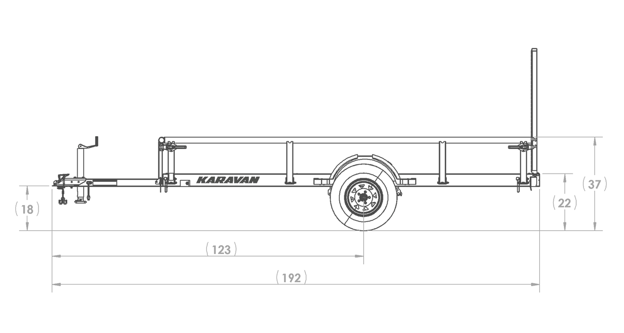 Karavan 6 X 12 Utility Trailer