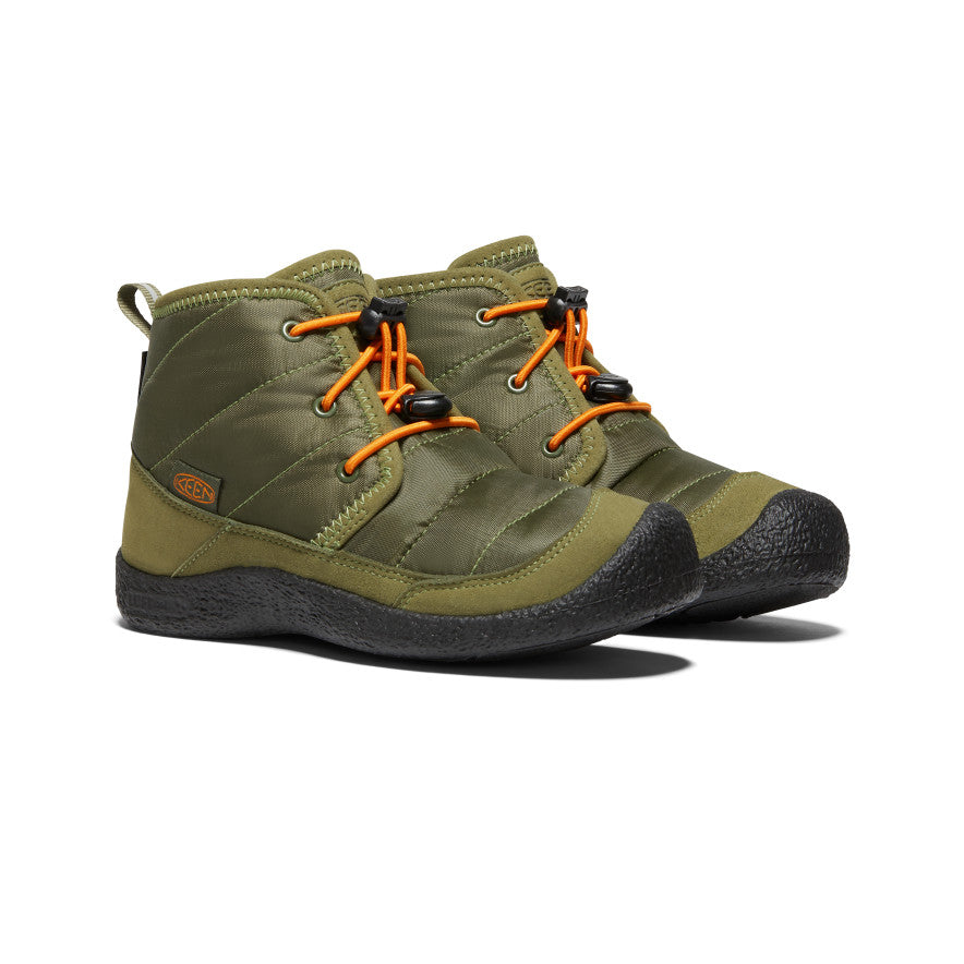 Keen Youth Howser II Waterproof Chukka Boot Capulet Olive/Russet Orange