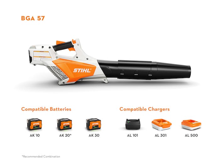 Stihl BGA 57 Battery Handheld Blower Kit (AK 20)