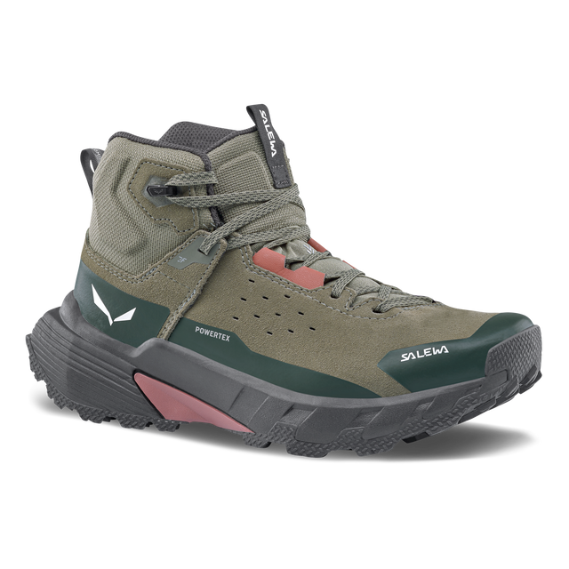 Salewa Boots Pedroc 2 Leather Mid Powertex Womens Fded grn/drk olive