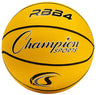 CHAMPION SPORTS Intermediate Size 6 Rubber Basketball, Yellow Yellow