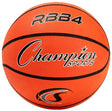 CHAMPION SPORTS Intermediate Size 6 Rubber Basketball, Orange Orange