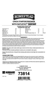 Hubbard Feeds Homestead Chick Starter/Grower with Natustat NAB NAP