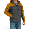 Cinch Men's Softshell Bonded Hooded Jacket Charcoal