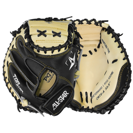 ALL STAR SPORTS Top Star Catching Mitt, LH Adult Black/nat