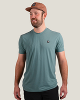 Belong Designs Mens Core Traverse Tek Tee Teal