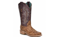 Corral Boots Sand And Purple Rodeo Collection Boot Purple