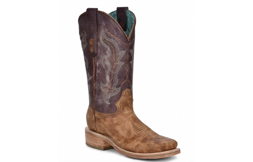 Corral Boots Sand And Purple Rodeo Collection Boot Purple