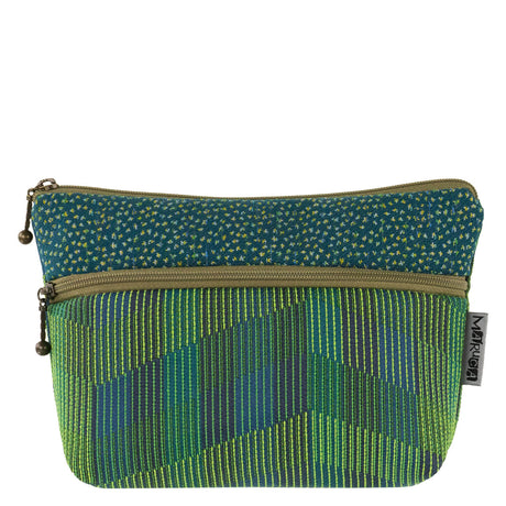 Maruca Cosmetic Bag Chevron green