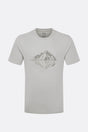 Rab Mens Crimp Reflection Tee - Light Zinc Light Zinc