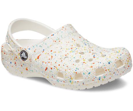 Crocs Kids' Classic Splatter Paint Clog - White/Multi White/Multi