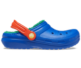 Crocs Toddler Classic Lined Clog - Blue Bolt/Multi Blue Bolt/Multi