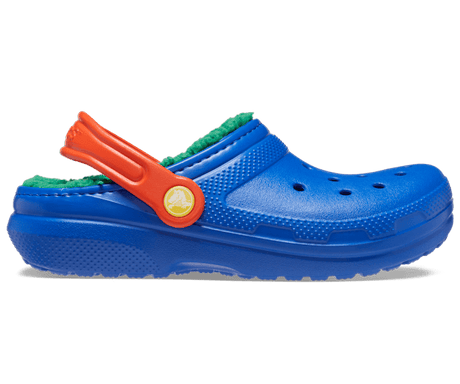 Crocs Toddler Classic Lined Clog - Blue Bolt/Multi Blue Bolt/Multi