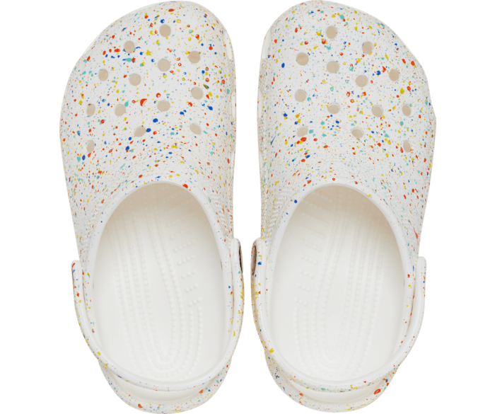 Crocs Kids' Classic Splatter Paint Clog - White/Multi White/Multi