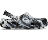 Crocs Classic Marbled Clog - White/Black White/Black