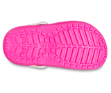 Crocs Toddler Classic Lined Clog - Pink Crush/Multi Pink Crush/Multi