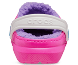 Crocs Toddler Classic Lined Clog - Pink Crush/Multi Pink Crush/Multi