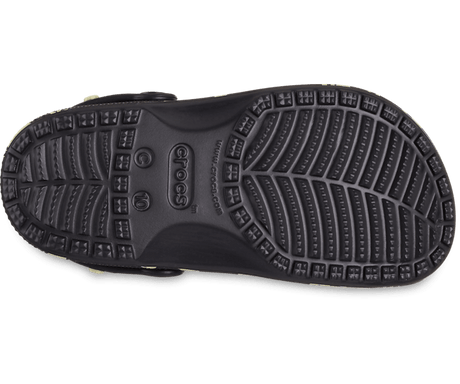 Crocs Kids' Classic Glow-in-the-Dark Space Clog - Black Black