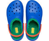 Crocs Toddler Classic Lined Clog - Blue Bolt/Multi Blue Bolt/Multi