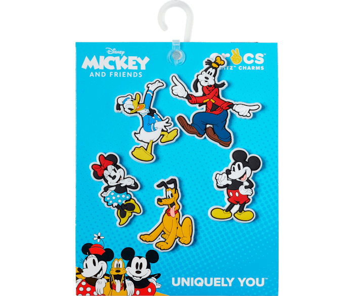 Crocs Disney Mickey And Friends 5 Pack Jibbitz Assorted