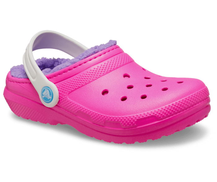 Crocs Toddler Classic Lined Clog - Pink Crush/Multi Pink Crush/Multi