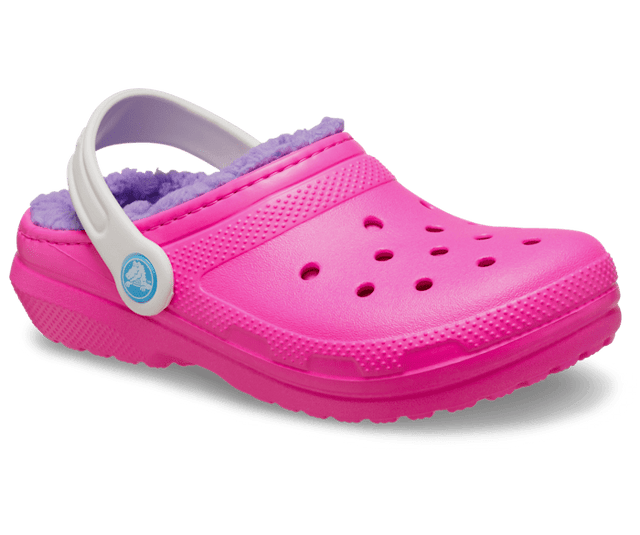 Crocs Toddler Classic Lined Clog - Pink Crush/Multi Pink Crush/Multi