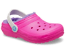 Crocs Toddler Classic Lined Clog - Pink Crush/Multi Pink Crush/Multi