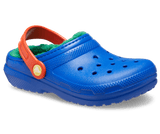 Crocs Toddler Classic Lined Clog - Blue Bolt/Multi Blue Bolt/Multi