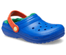 Crocs Toddler Classic Lined Clog - Blue Bolt/Multi Blue Bolt/Multi